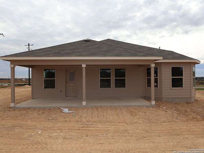 In-progress construction of a new home in Chaparral Ranch, Floresville, TX (Image 32).
