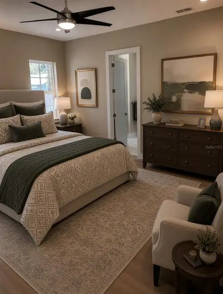 Furnished interior view inside a new home in , Lakeland (Image 7).