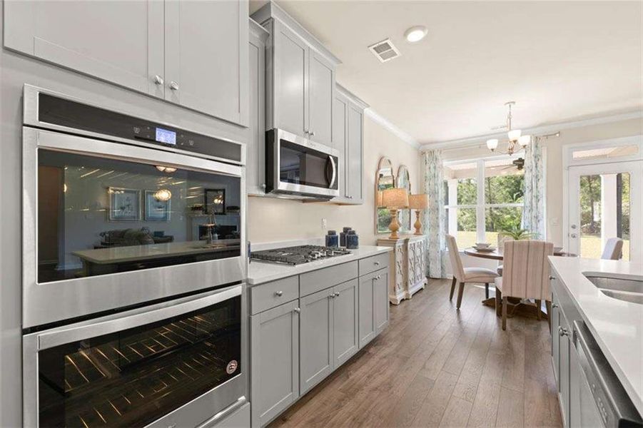 Furnished interior view inside a new home in Wildwood, Covington (Image 13). Furnished interior view inside a new home in Wildwood, Covington (Image 13).