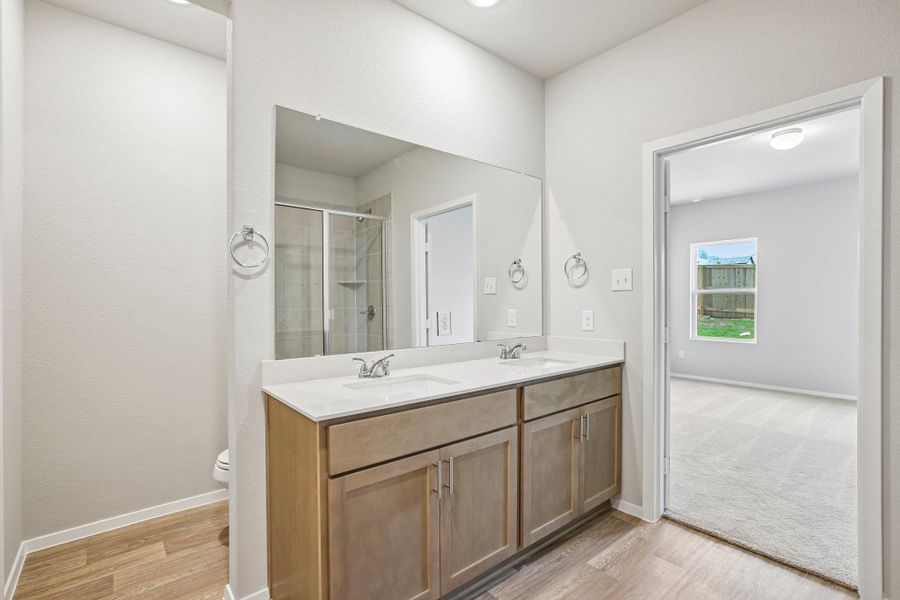 Furnished interior view inside a new home in Cloverleaf, Austin (Image 5).