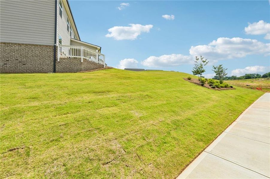 Exterior details and patio area of a home in Fowler Farms, Auburn (Image 23).