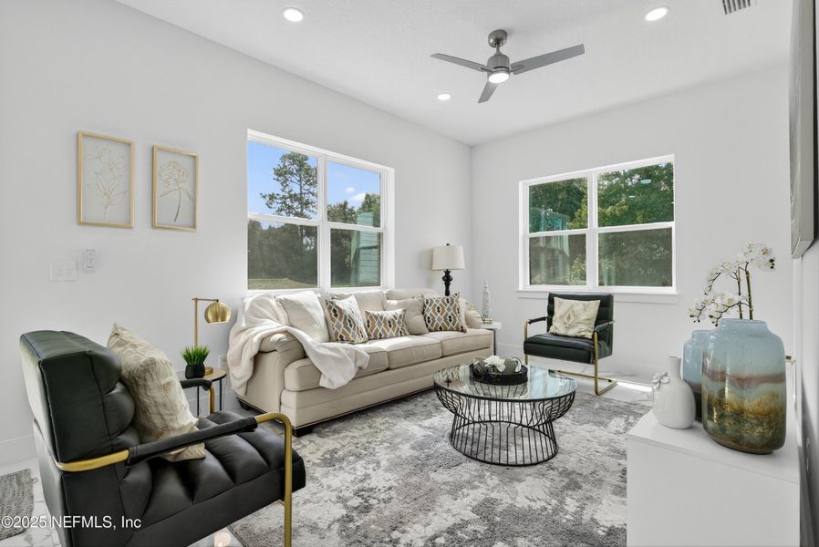 Furnished interior view inside a new home in , Jacksonville (Image 5).