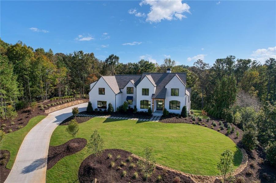Exterior details and patio area of a home in , Roswell (Image 32). Exterior details and patio area of a home in , Roswell (Image 32).