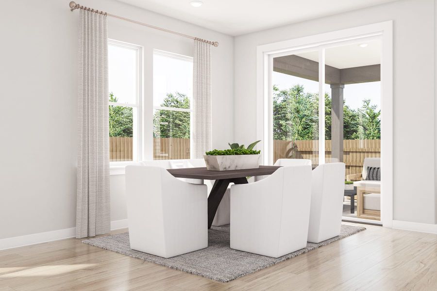 Furnished interior view inside a new home in Park Central, Georgetown (Image 4).