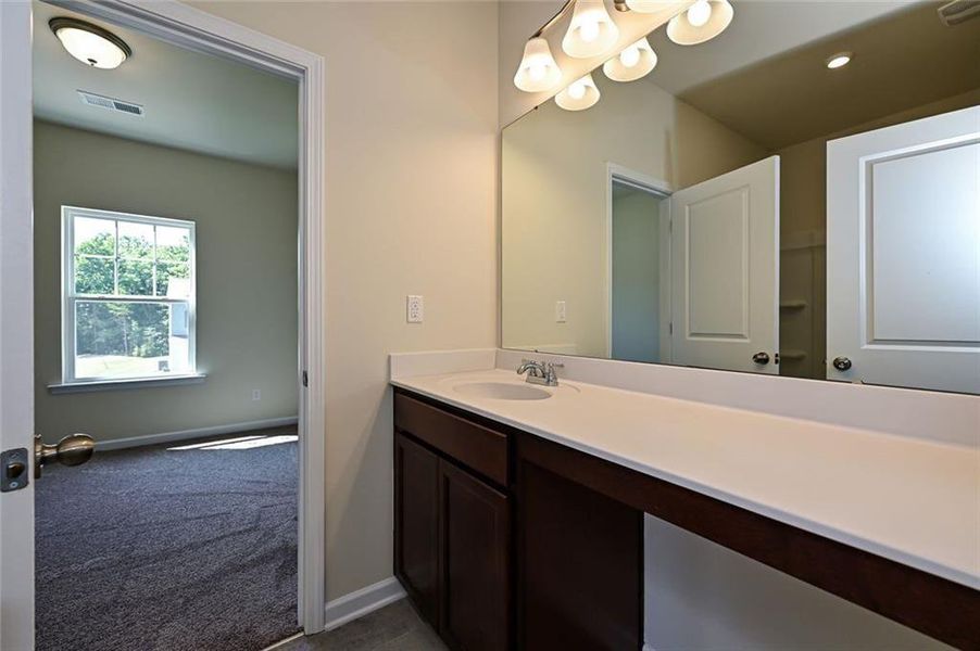 Furnished interior view inside a new home in Varnell Preserve, Dalton (Image 10).