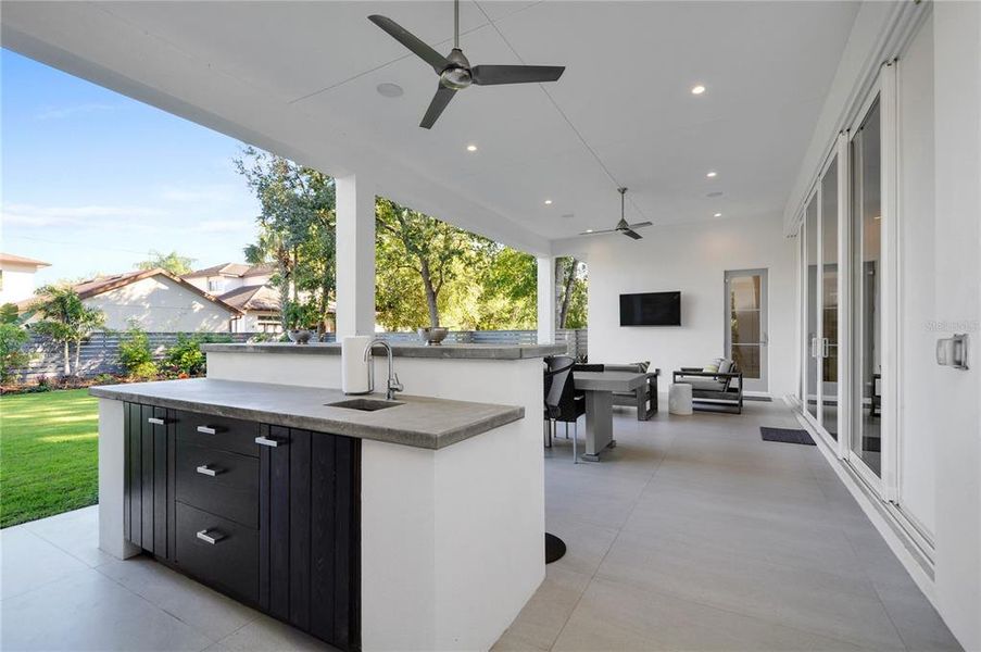 Exterior details and patio area of a home in , Maitland (Image 22).