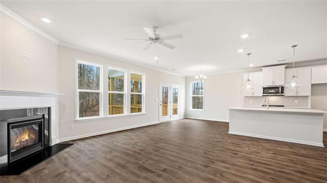Spacious, unfurnished interior of a new home in Wildwood, Covington (Image 24).