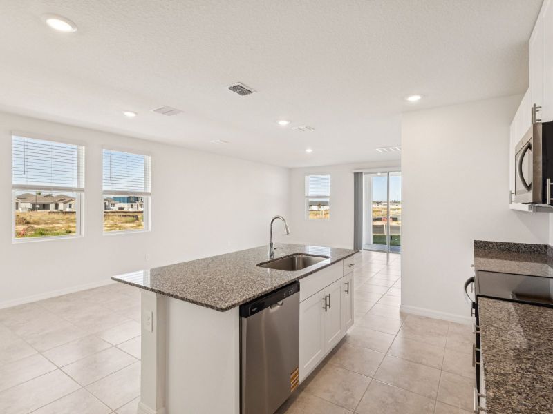 Furnished interior view inside a new home in Crosswinds - Classic Series, Haines City (Image 4).