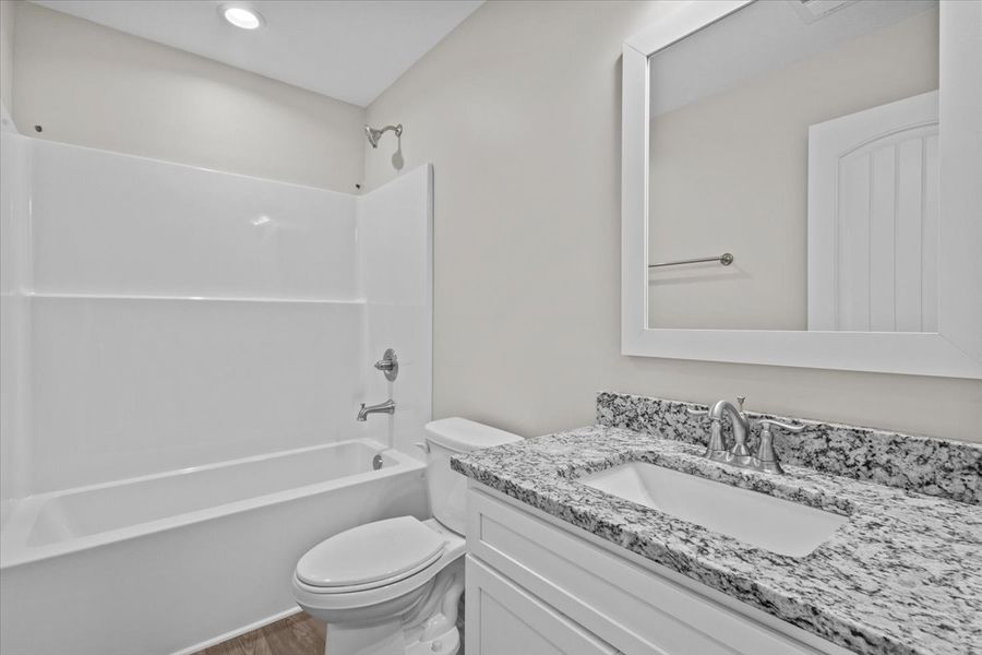 Representative furnished interior of a home built from the Brentwood by Enchanted Homes in Lonesome Dove, San Antonio (Image 8).