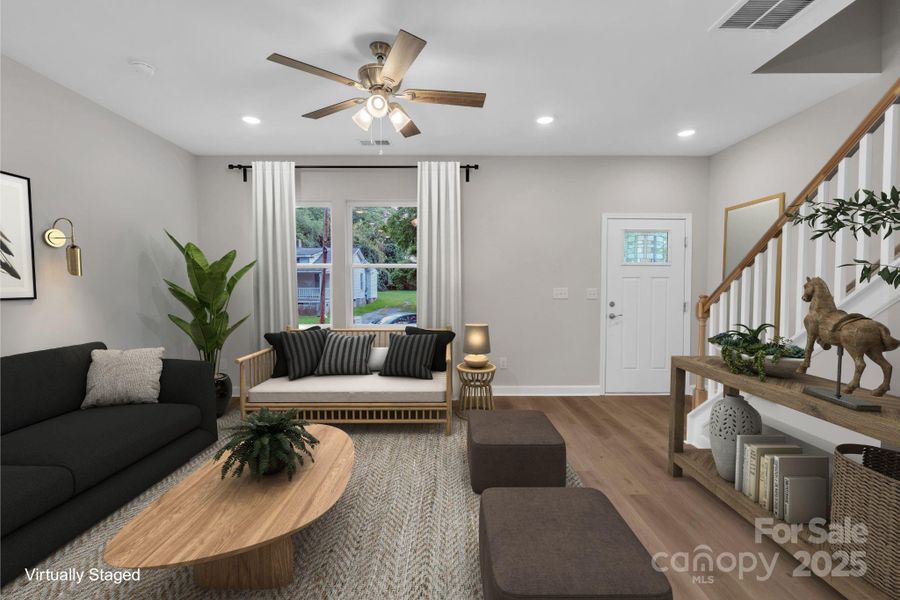 Furnished interior view inside a new home in , Statesville (Image 28).