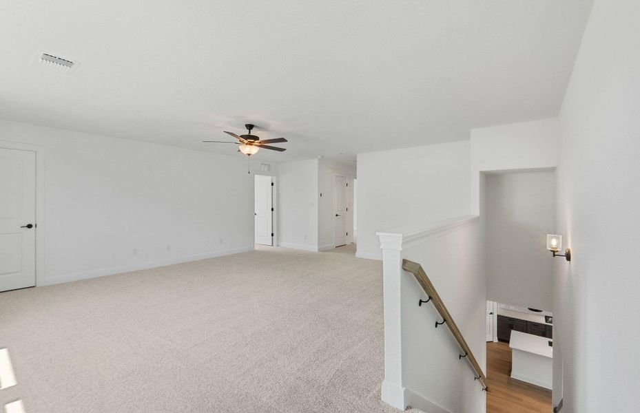 Spacious, unfurnished interior of a new home in Saddleback at Santa Rita Ranch, Liberty Hill (Image 18). Spacious, unfurnished interior of a new home in Saddleback at Santa Rita Ranch, Liberty Hill (Image 18).