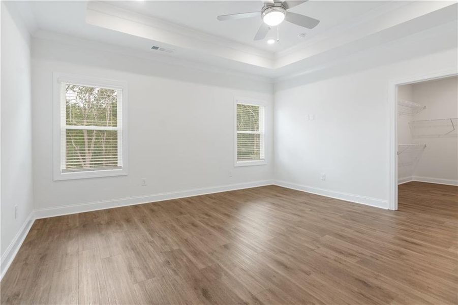 Spacious, unfurnished interior of a new home in Palisades Single Family, Cumming (Image 11). Spacious, unfurnished interior of a new home in Palisades Single Family, Cumming (Image 11).