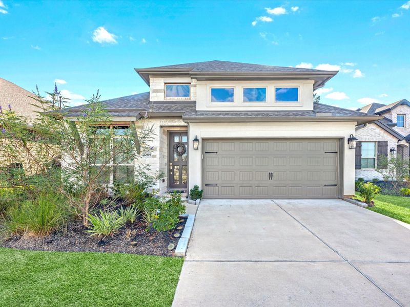 Exterior details and patio area of a home in Artavia 45', Conroe (Image 23). Exterior details and patio area of a home in Artavia 45', Conroe (Image 23).
