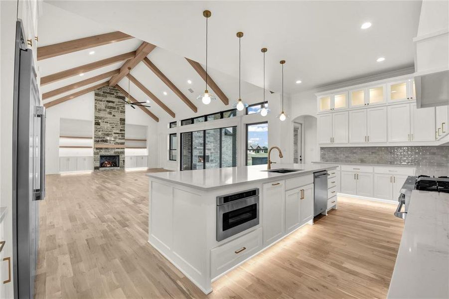 Furnished interior view inside a new home in , Aledo (Image 9).