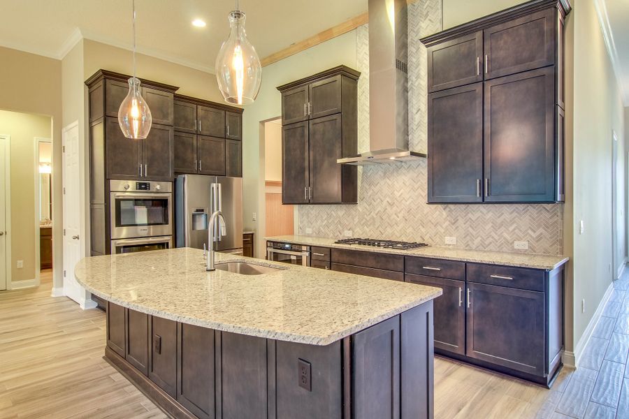 Representative furnished interior of a home built from the Lena by Riverside Homes in Hidden Creek at SilverLeaf 70' Series, St. Augustine (Image 8).