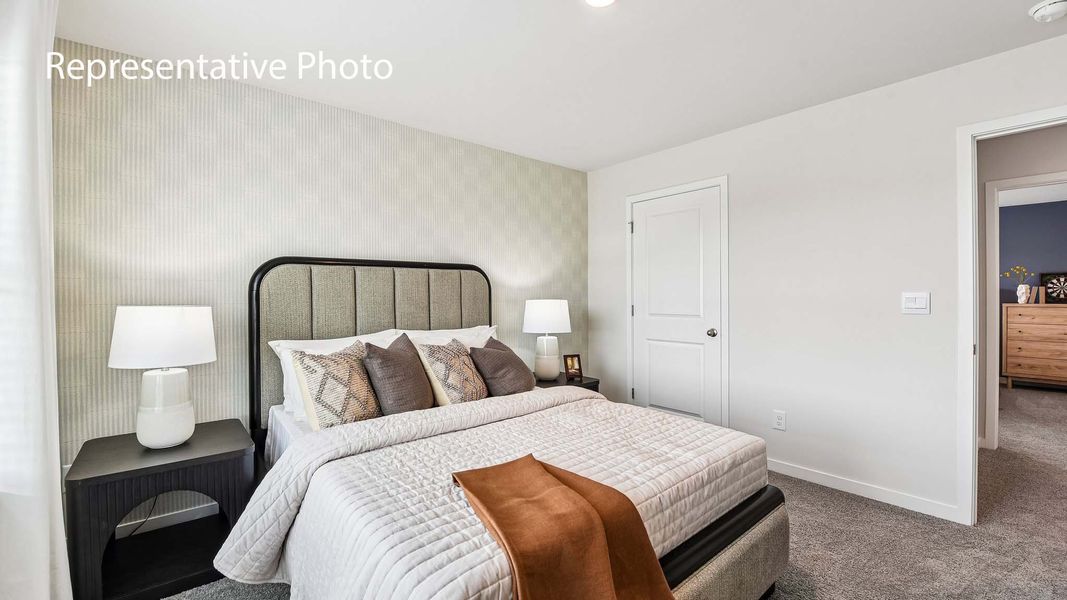 Furnished interior view inside a new home in Logan Farms, Mooresville (Image 27).