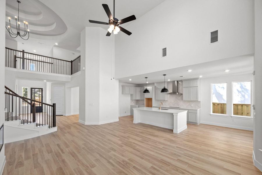Furnished interior view inside a new home in Parmer Ranch, Georgetown (Image 13).