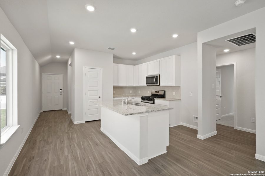 Furnished interior view inside a new home in Timber Creek, San Antonio (Image 8).