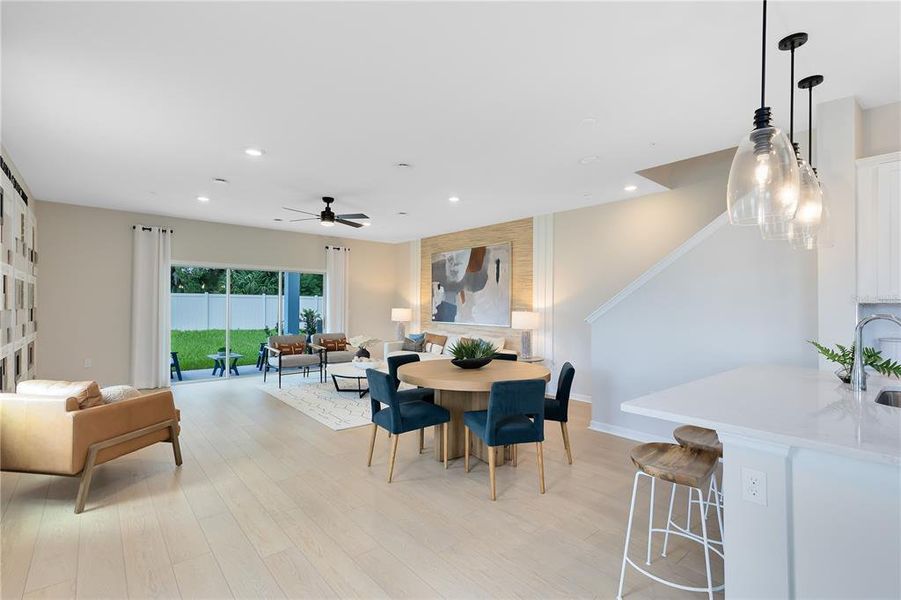 Furnished interior view inside a new home in , Sanford (Image 24).