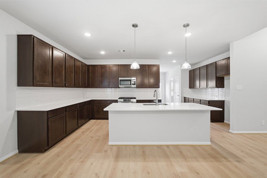 Furnished interior view inside a new home in Trails at Woodhaven Lakes, La Marque (Image 7).