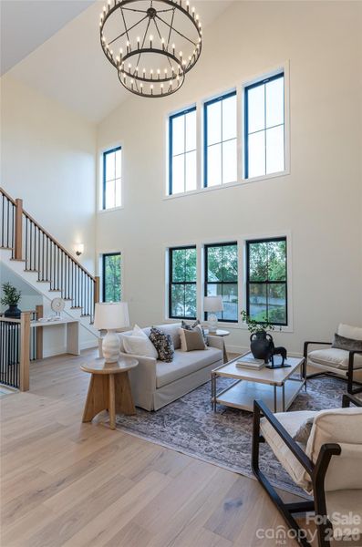 Furnished interior view inside a new home in , Asheville (Image 12). Furnished interior view inside a new home in , Asheville (Image 12).