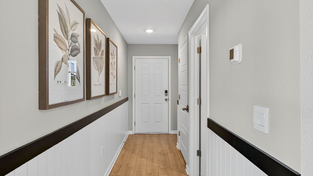 Representative furnished interior of a home built from the HARPER by D.R. Horton in The Arbors, Jacksonville (Image 6).
