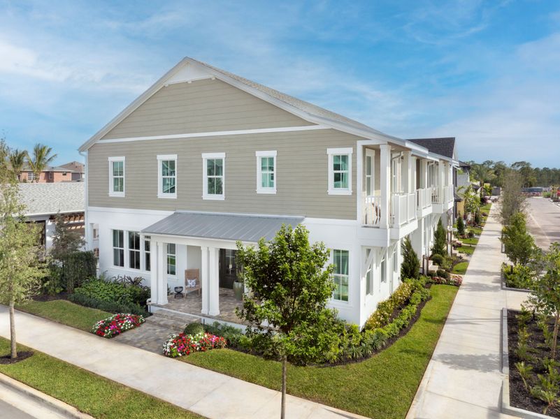 Representative exterior photo of a completed home built from the Aster by Mattamy Homes in Newfield, Palm City, FL (Image 17). Representative exterior photo of a completed home built from the Aster by Mattamy Homes in Newfield, Palm City, FL (Image 17).