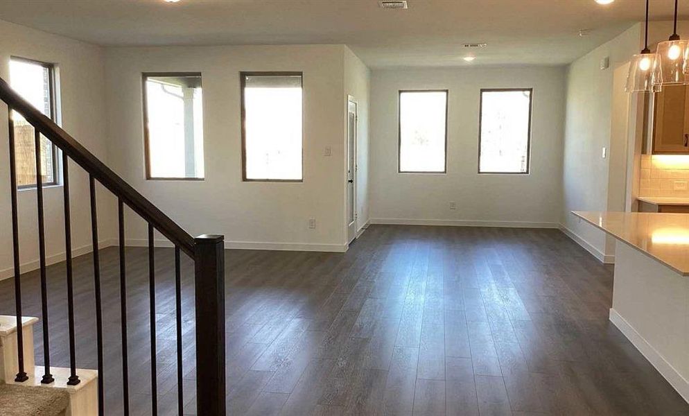 Open Living-Dining Room Construction Progress