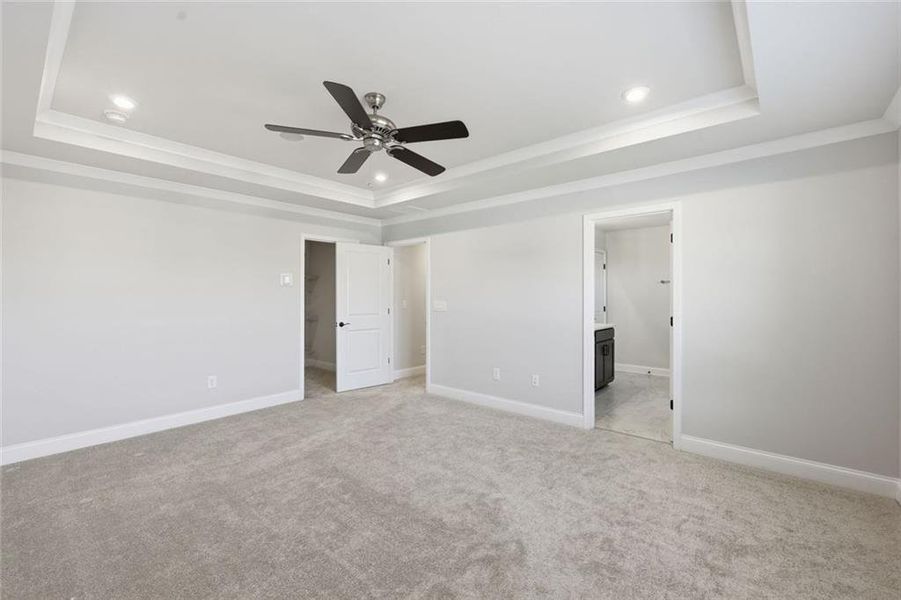Spacious, unfurnished interior of a new home in Berkeley Mill, Cumming (Image 56).