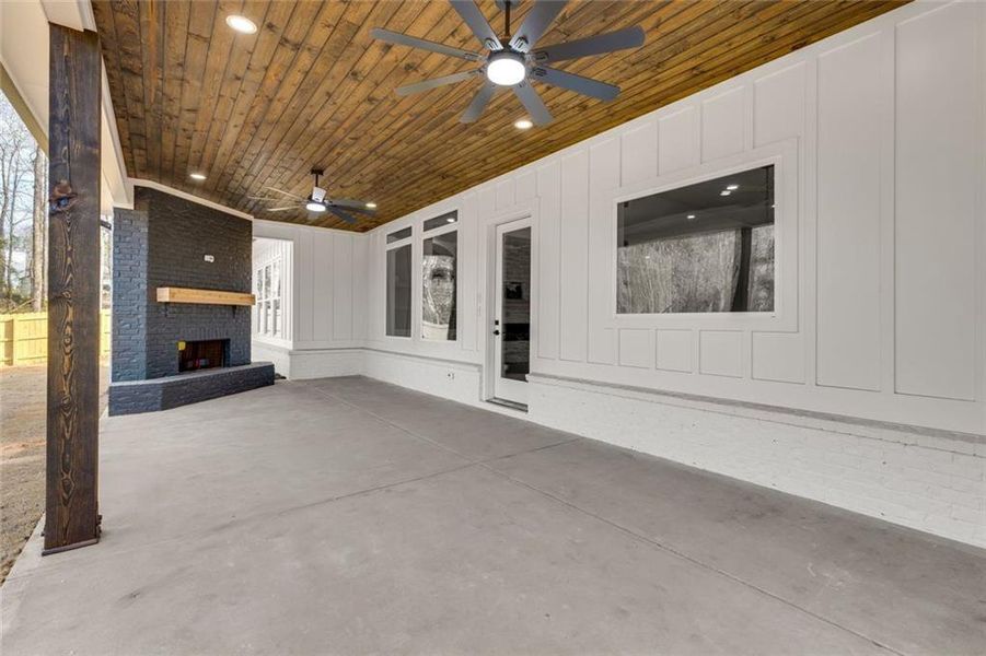 Exterior details and patio area of a home in , Bethlehem (Image 30).