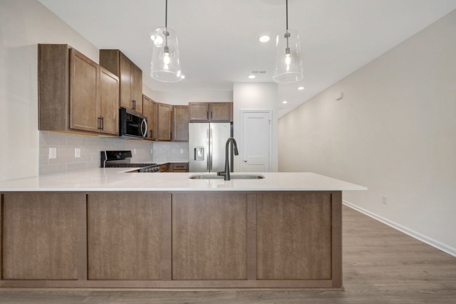 Furnished interior view inside a new home in Townes on Leesville, Durham (Image 7).