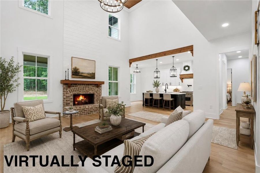 Furnished interior view inside a new home in , Covington (Image 5).