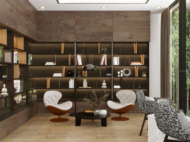 Furnished interior view inside a new home in , Sarasota (Image 11).