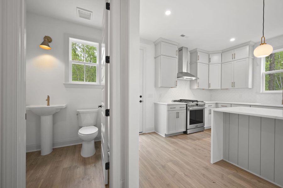Furnished interior view inside a new home in , Johns Island (Image 9).