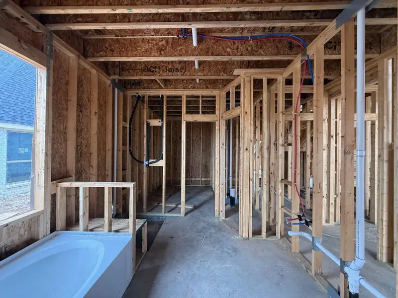 In-progress construction of a new home in Candela, Richmond, TX (Image 5).