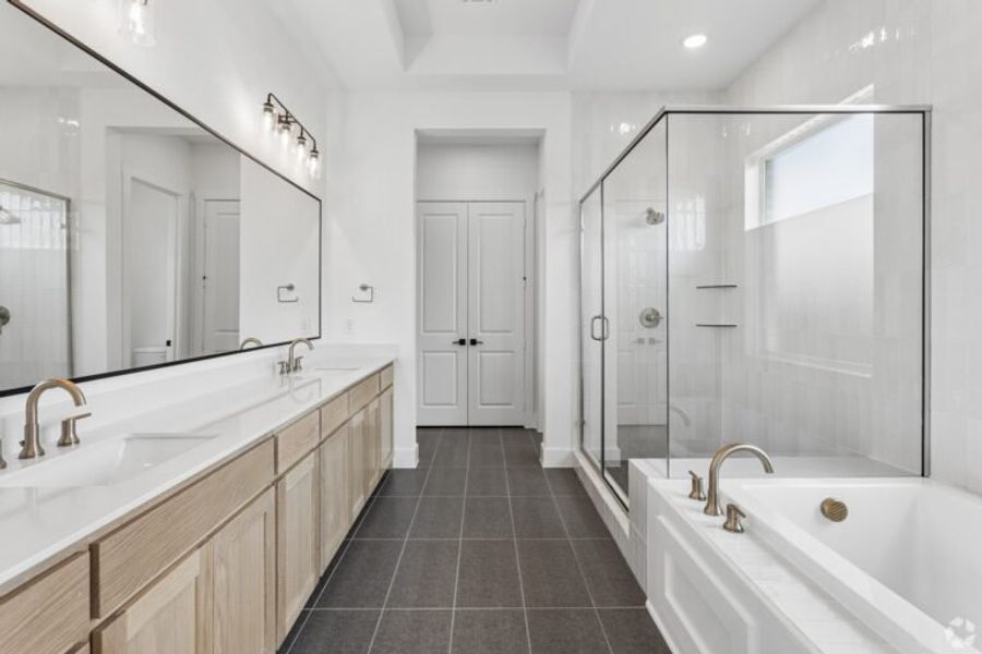 Furnished interior view inside a new home in Chatham Reserve, Providence Village (Image 26).