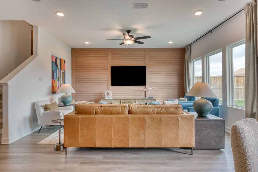 Representative furnished interior of a home built from the Gage by Ashton Woods in The Preserve at the Wilder, Adkins (Image 7). Representative furnished interior of a home built from the Gage by Ashton Woods in The Preserve at the Wilder, Adkins (Image 7).