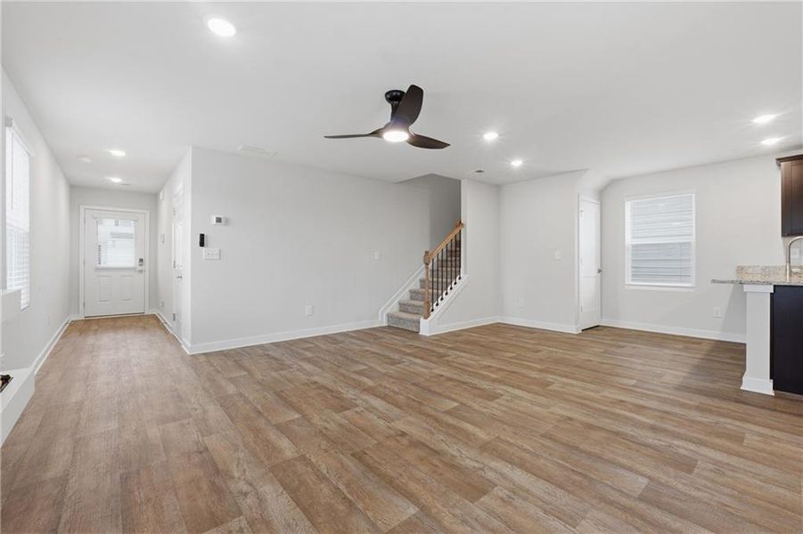 Spacious, unfurnished interior of a new home in The Enclave at Stonewall Station, Union City (Image 19).