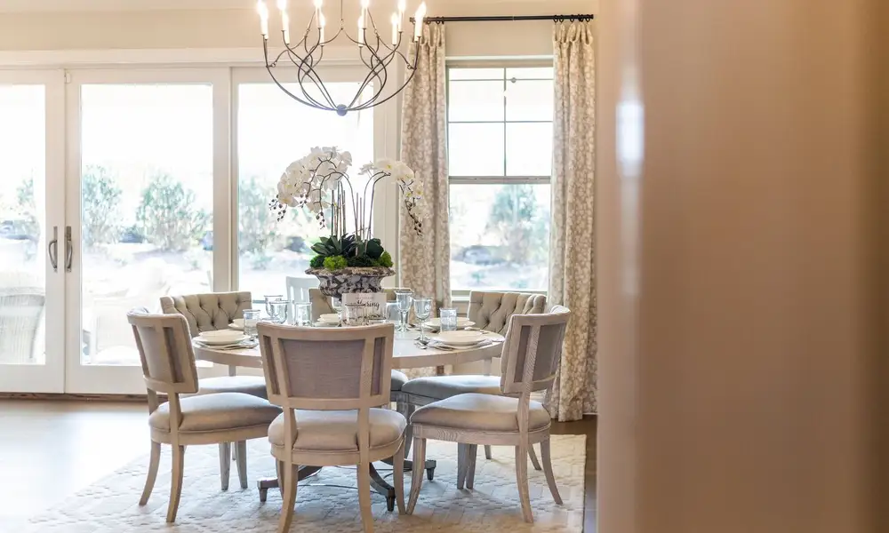 Representative furnished interior of a home built from the Marin by Classica Homes in McLean - Hunts Point, Belmont (Image 10).