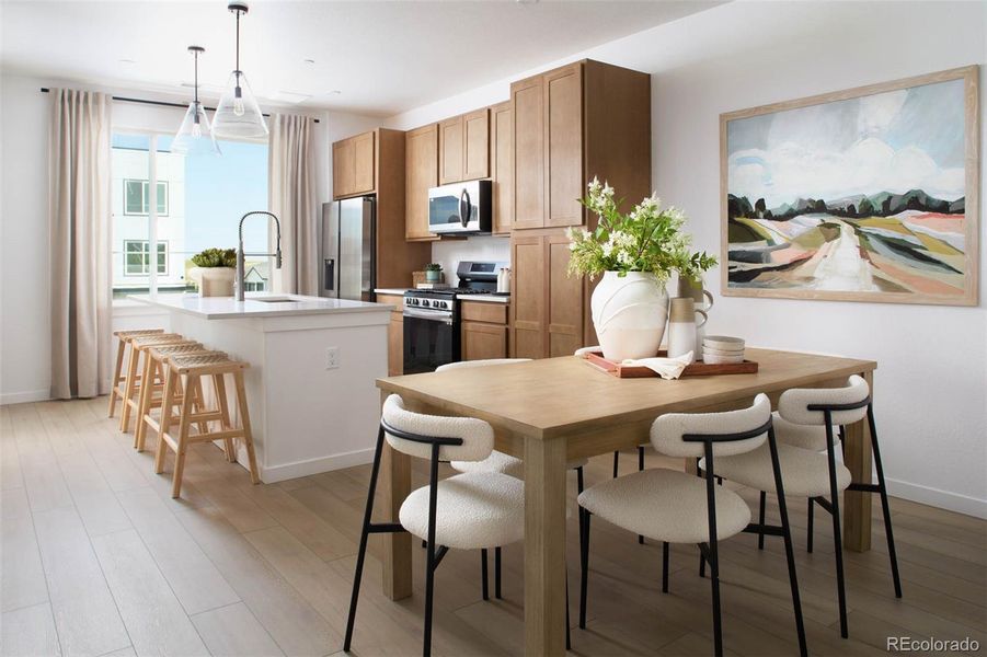Furnished interior view inside a new home in , Lone Tree (Image 6).