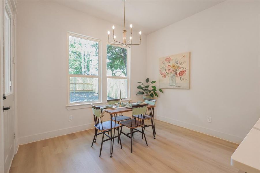 Furnished interior view inside a new home in , Fort Worth (Image 13). Furnished interior view inside a new home in , Fort Worth (Image 13).