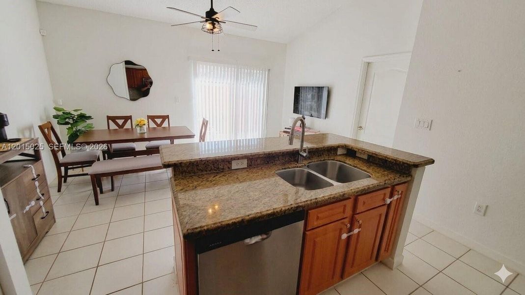 Furnished interior view inside a new home in , Miami (Image 14). Furnished interior view inside a new home in , Miami (Image 14).