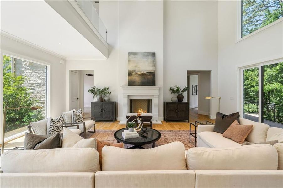 Furnished interior view inside a new home in , Atlanta (Image 53). Furnished interior view inside a new home in , Atlanta (Image 53).