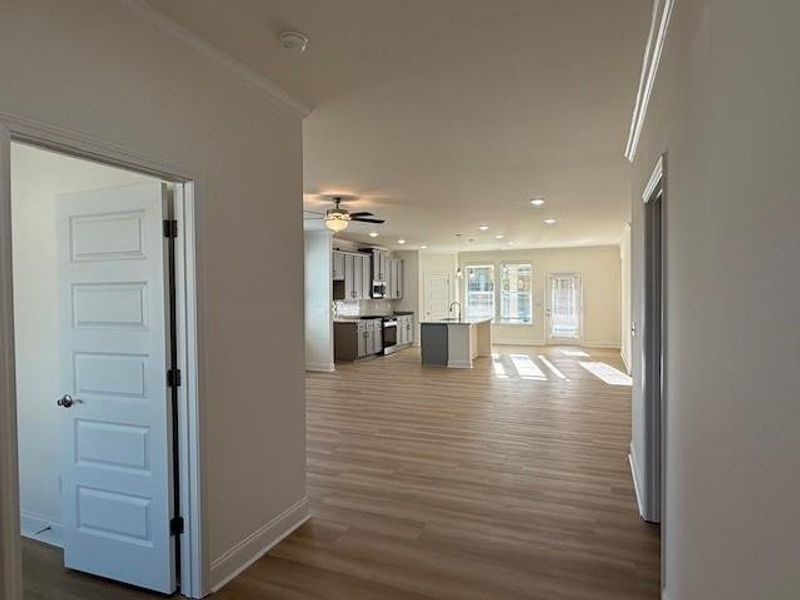 Spacious, unfurnished interior of a new home in Cooper's Walk, Loganville (Image 18). Spacious, unfurnished interior of a new home in Cooper's Walk, Loganville (Image 18).