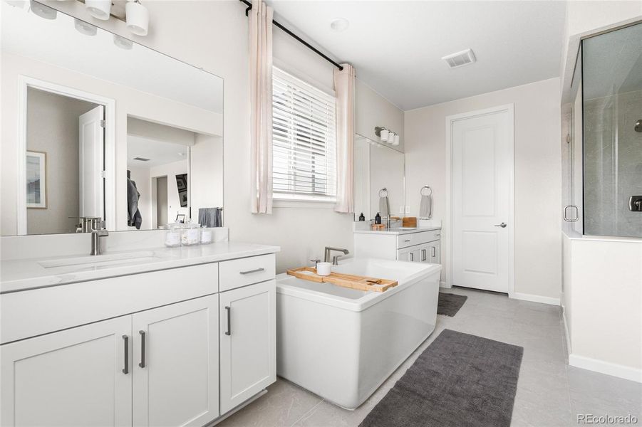 Furnished interior view inside a new home in Macanta Destination Collection, Castle Rock (Image 39). Furnished interior view inside a new home in Macanta Destination Collection, Castle Rock (Image 39).