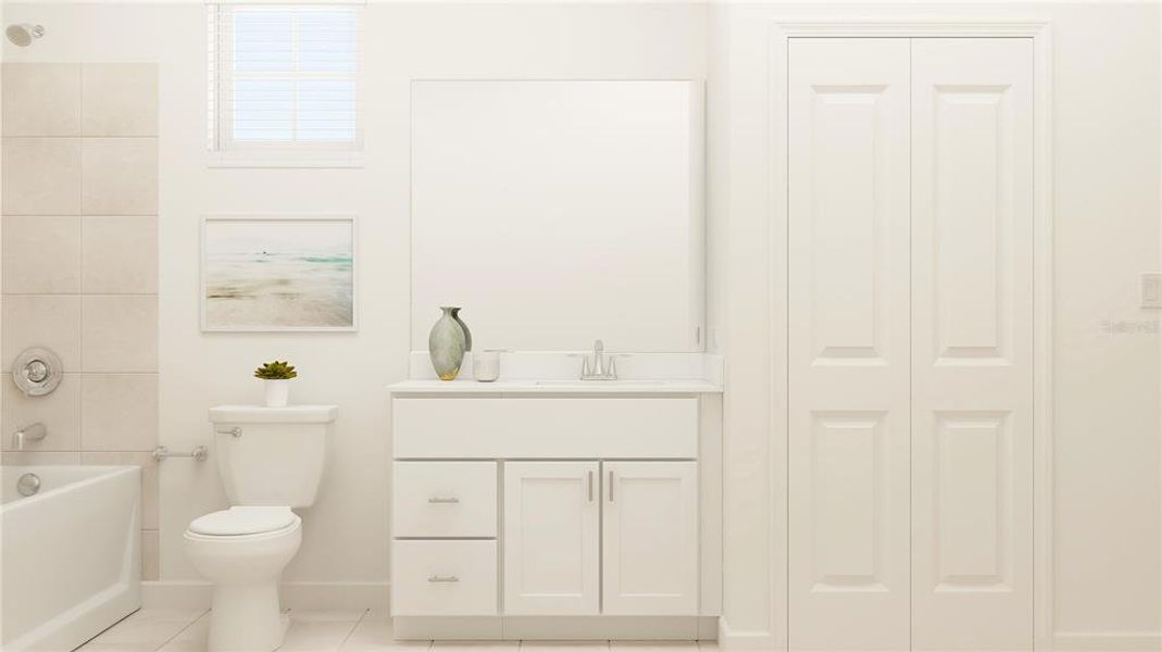 Furnished interior view inside a new home in Wellen Park Golf & Country Club, Venice (Image 7).