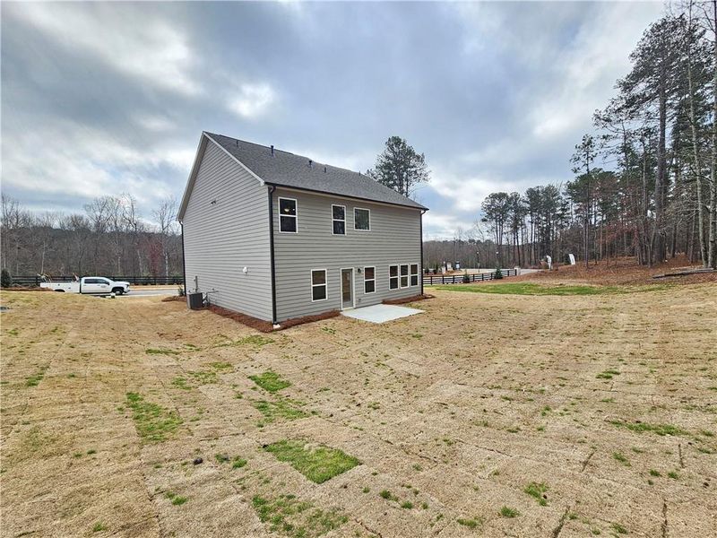 Exterior details and patio area of a home in The Estates at Casteel, Bethlehem (Image 4).
