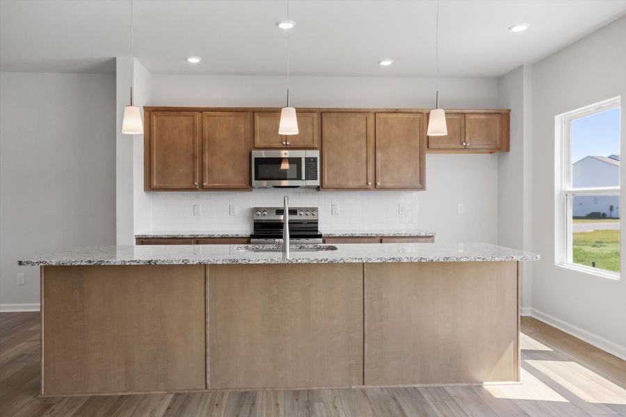 Furnished interior view inside a new home in Cambridge Reserve, Angier (Image 6).