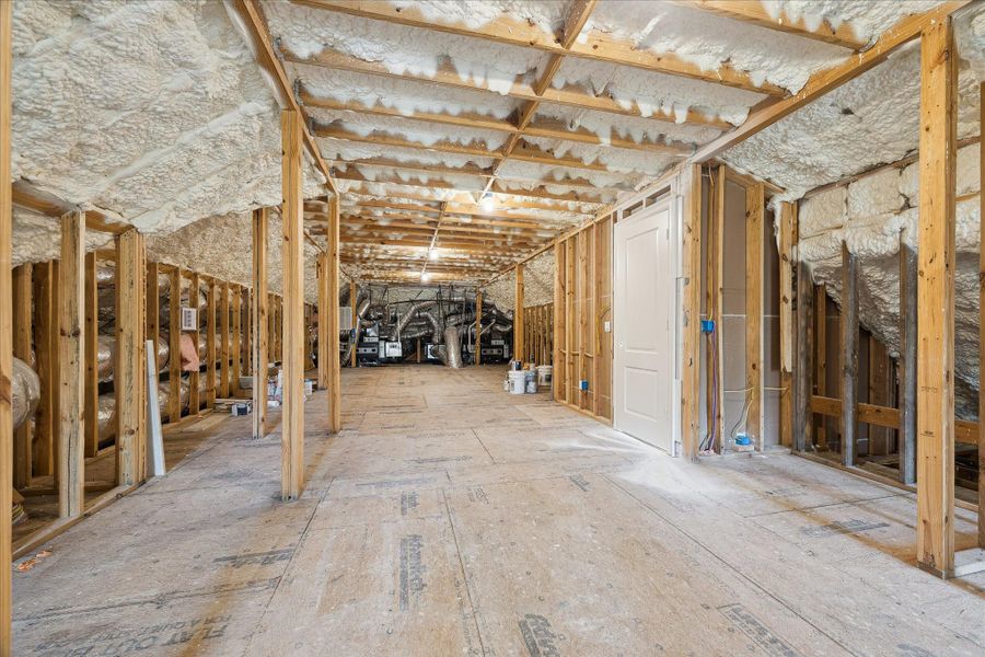 Unfinished third floor that can easily be finished out to the buyer's needs. Unfinished third floor that can easily be finished out to the buyer's needs.