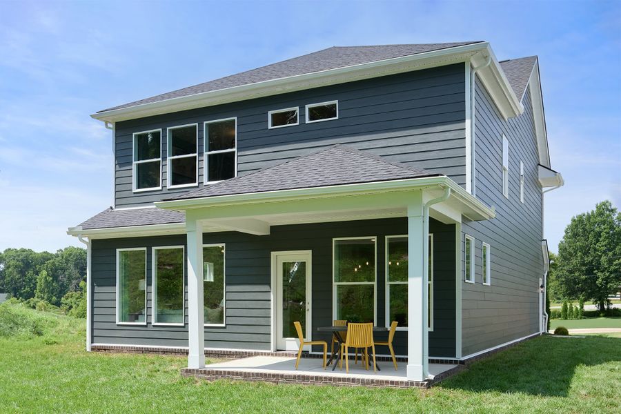 Representative exterior details of a home built from the The Percy by David Weekley Homes in Hidden Springs - The Park Collection, Smyrna (Image 3).